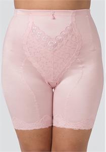 Super Firm Long Leg Panty Girdle Pink